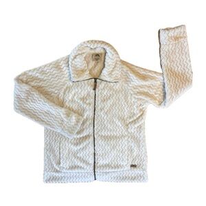 ZeroXposur Women’s Embossed Double-Pile Jacket Size Medium Faux Fur Fall-Winter